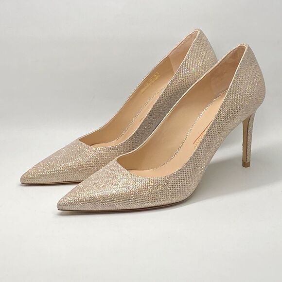 Stuart Weitzman Metallic Classic Pumps size 9.5 - Picture 4 of 11
